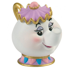 Bullyland 12474 - Disney Die Schöne und das Biest Spielfigur Madame Pottine, 6cm