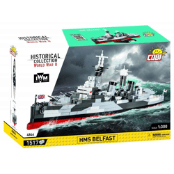 COBI-4844- Konstruktionsspielzeug - HC WWII - HMS BELFAST IWM