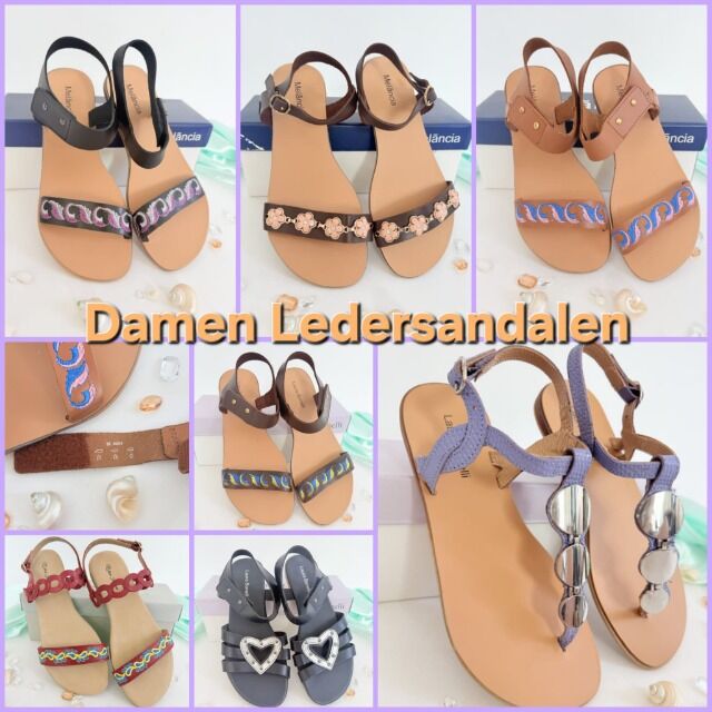 Damen Ledersandalen