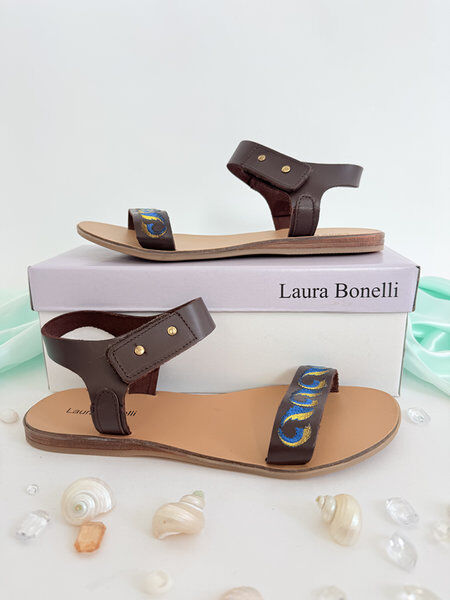 Damen Ledersandalen