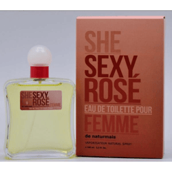 Eau de Toilette for woman 100 ml She Sexy Rosé - natural corn