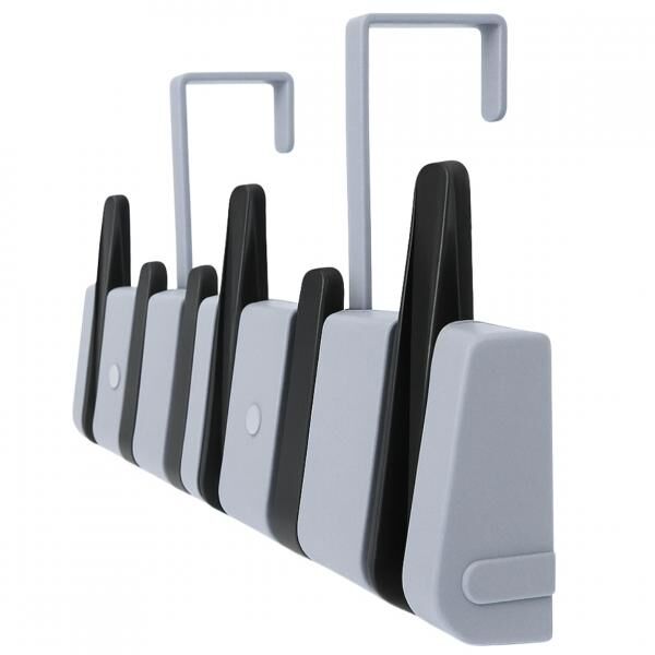 Kleiderbügel Klavierbügel grau/schwarz 45,5 cm