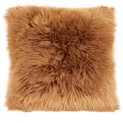 Tiseco cushion sheepskin indian tan 45 x 45 cm