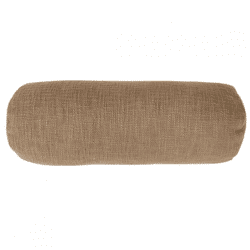Tiseco bolster pillow Cotton Slub indian tan 15 x 45 cm