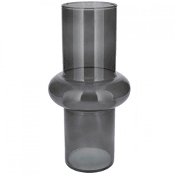 Vase Edra Rauchglas grau 31 cm