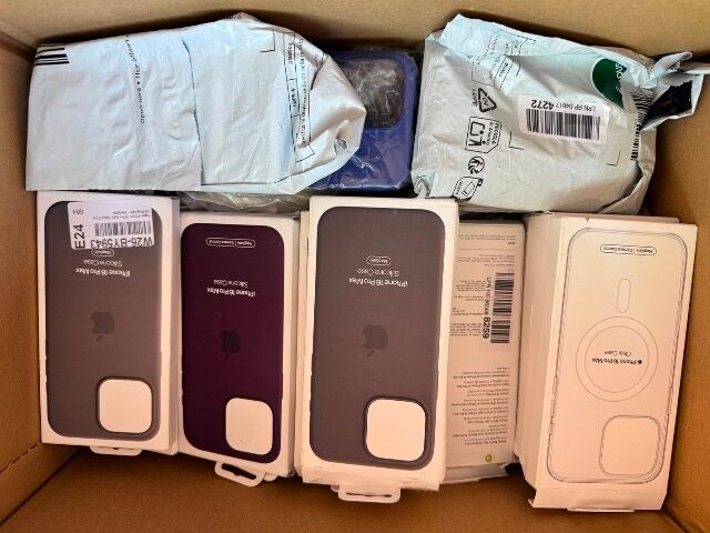 Apple iPhone 16 Pro Max Cases | 46 Stück | Silicone & Clear MagSafe | Ungeprüfte Retouren | B2B