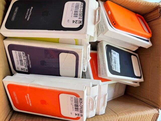Apple iPhone 17 Pro Max Cases | 56 Stück | Silikon, Clear & Funktionsgewebe MagSafe | Meist OVP | Ungeprüfte Retouren | B2B
