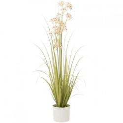 J-Line artificial plant Allium in pot pink 90 cm