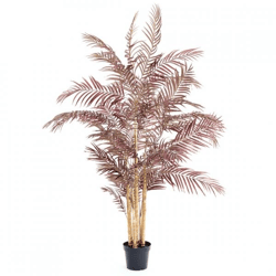 Light & Living artificial plant Palm metallic burgundy in pot 200 cm