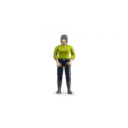 Bruder 60405 - Frau mit hellem Hauttyp und dunkelblauer Hose