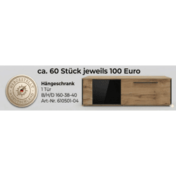 Wohnwand Vitrine Lowboard Highboard Hängeschrank ab 100 bis 150 Euro pro Teil 1a Ware OVP DE Qualitet
