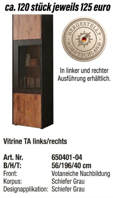 Wohnwand Vitrine Lowboard Highboard Hängeschrank ab 100 bis 150 Euro pro Teil 1a Ware OVP DE Qualitet