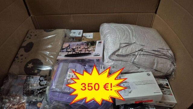 350€/Palette MIX Paletten Kategorie A/B/C, Haushaltsgeräte, Haushaltswaren, Kinderartikel, Möbel, 60-70 Stück, Lagerware DE