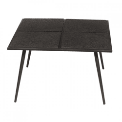Beistelltisch Liquid Metall schwarz 70 cm