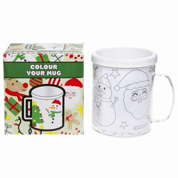 Färbe deine eigene Weihnachtstasse