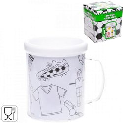 Färbe deinen eigenen Becher Fußball 250 ml