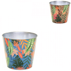 Flower pot Bob Jungle S 11 cm 2 assorted