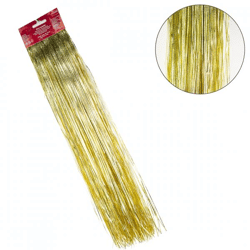 Deco Heitmann Lametta Folie gold 300 Streifen 50 cm