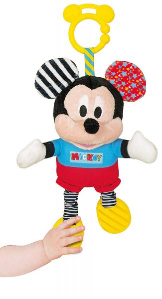Disney Baby - Pl&uuml;sch Mickey mit Bei&szlig;ring - Erste Aktivit&auml;ten