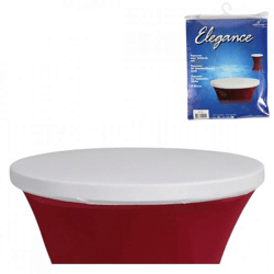 Elegance Topcover Stehtisch weiß 80 cm