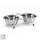 Futternapf Katze/Hund Metall 13 cm