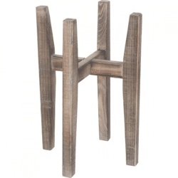 Mica plant stand wood 48 cm
