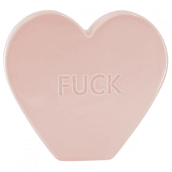 Housevitamin sculpture Candy Heart light pink 19.5 cm