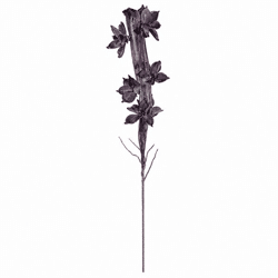 Künstlicher Zweig Schaumstoff bordeaux 100 cm