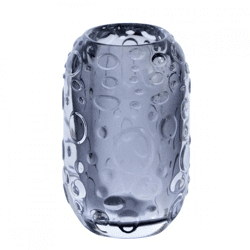 Light & Living Teelichthalter Finley Glas grau 13 cm
