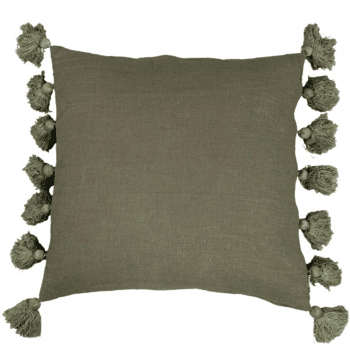 PTMD Kissen Dolly taupe 45 cm