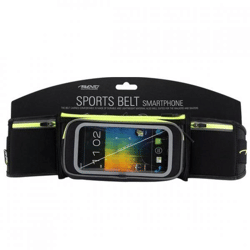 Avento Smartphone 21PG Sportgürtel schwarz/fluorgelb Einheitsgröße
