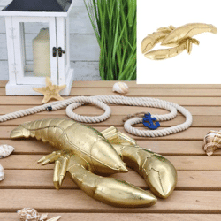 Decorative lobster gold, 39cmB