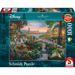 Disney, 101 Dalmatiner  - 1000 Teile Puzzle (Thomas Kinkade)
