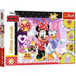 Disney Minnie Mouse - Glitter Puzzle 100 pieces