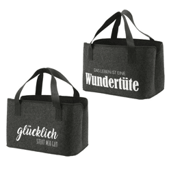 Filztasche, 2/s, 40x26,5x21cm 