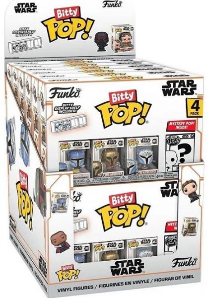 Funko 81396 - Bitty POP! - Mandalorian S1 sortiert im 12er Display - 4er Pack
