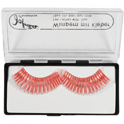 Jofrika cosmetics artificial eyelashes orange/silver 9.5 cm B-choice VE500