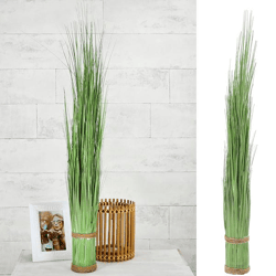 Artificial flower grass bundle with jute rope, L, approx.5x86cmH