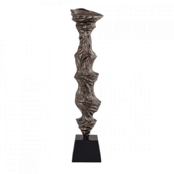 PTMD Kerzenleuchter Fleure Aluminium bronzefarben M 77 cm