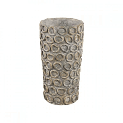 PTMD cement pot with circles Ginte XS 30 cm