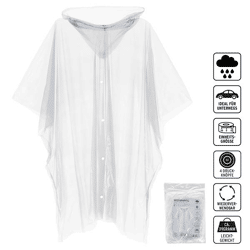 Regenponcho, Mantel mit Knopfleiste