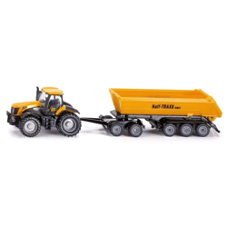 SIKU 1858 - JCB Traktor mit Dolly und Kippmulde - Modellauto