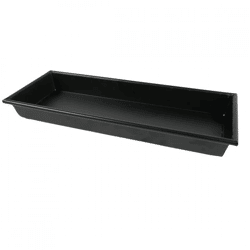 Tablett schwarz 39 cm