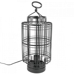 Tischleuchte Kyle EU-Stecker schwarz 48 cm