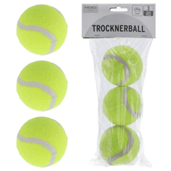 Dryer balls, set of 3, yellow, approx. 6cm