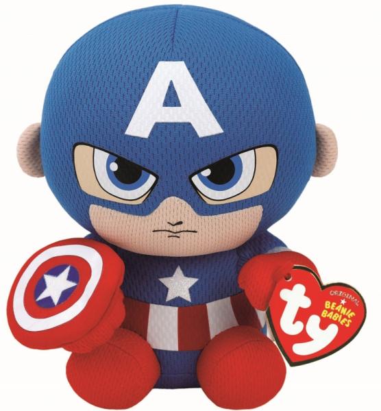 Ty 41189 - Marvel Captain America Pl&uuml;schfigur - 15 cm