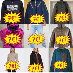 6,90 €/Stk. Winter-Markenkleidung Mix Kategorie A/B, Damen- und Herrenbekleidung, Kundenrücksendungen, Top-Marken, Packlisten vorhanden
