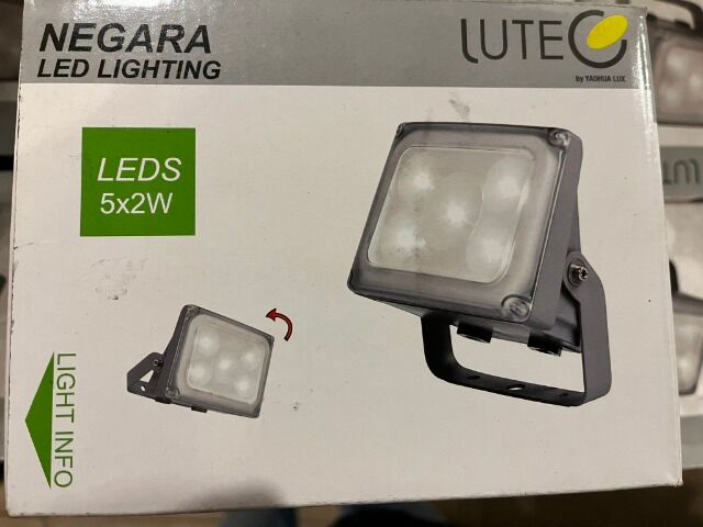 LED outdoor floodlight LUTEC NEGARA 10W 644lm 4100K Neutral white floodlight