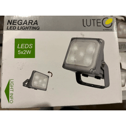 LED Außenstrahler LUTEC NEGARA 10W 644lm 4100K Neutralweiß Fluter Strahler