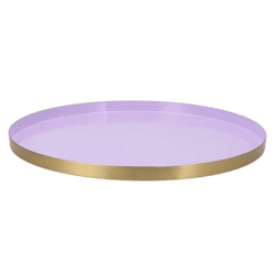 Tablett Marrakesch flieder gold 40 cm